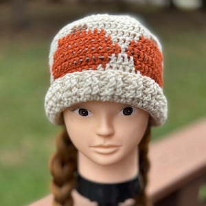 Hand Crocheted Kids Pumpkin Hat, Fall Costume