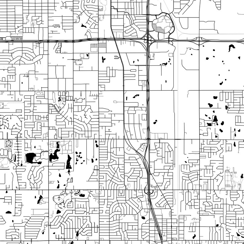 Moore Map Poster Moore Map Print Wall Art Ok City Map Etsy