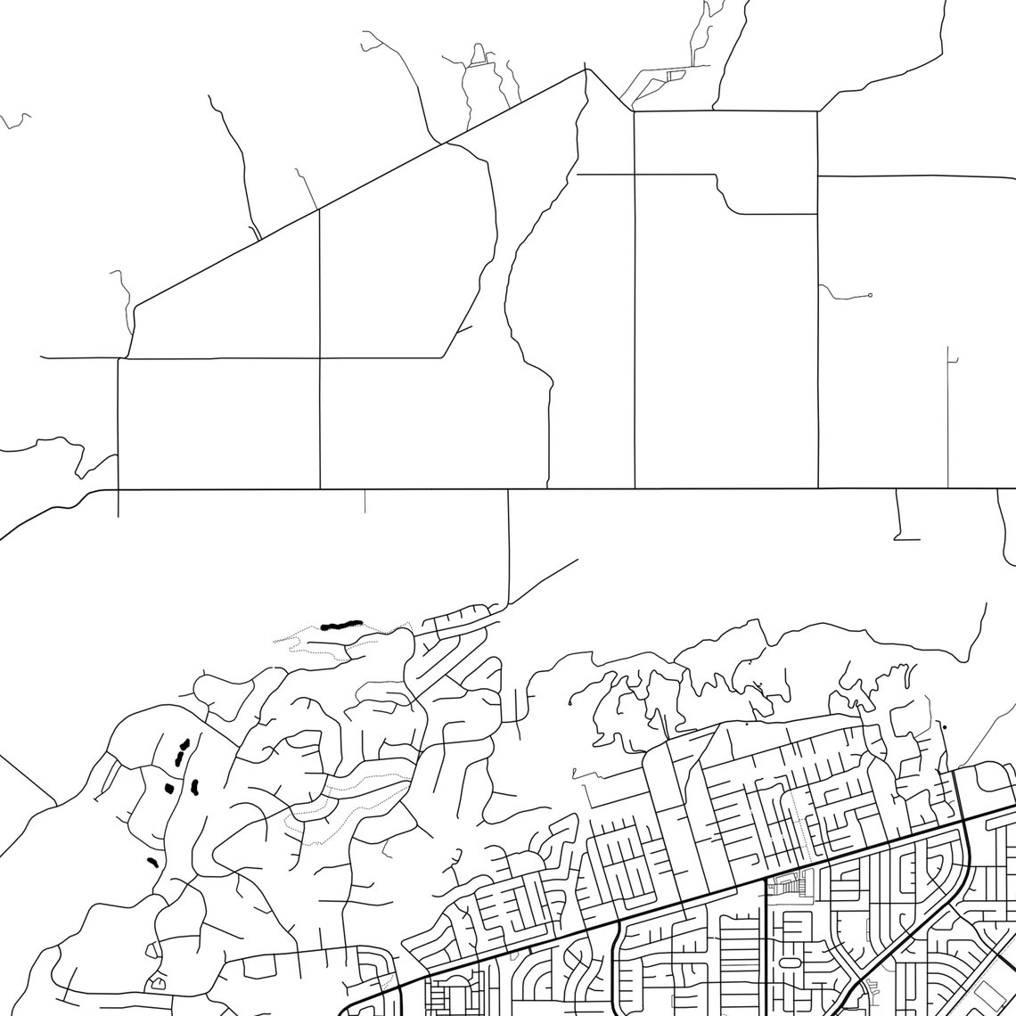 Camarillo Map Poster Camarillo Map Print Wall Art Ca City Etsy