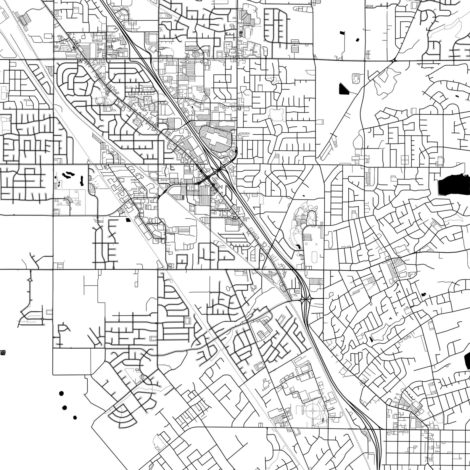 Kaysville Map Poster Kaysville Map Print Wall Art Ut City Etsy