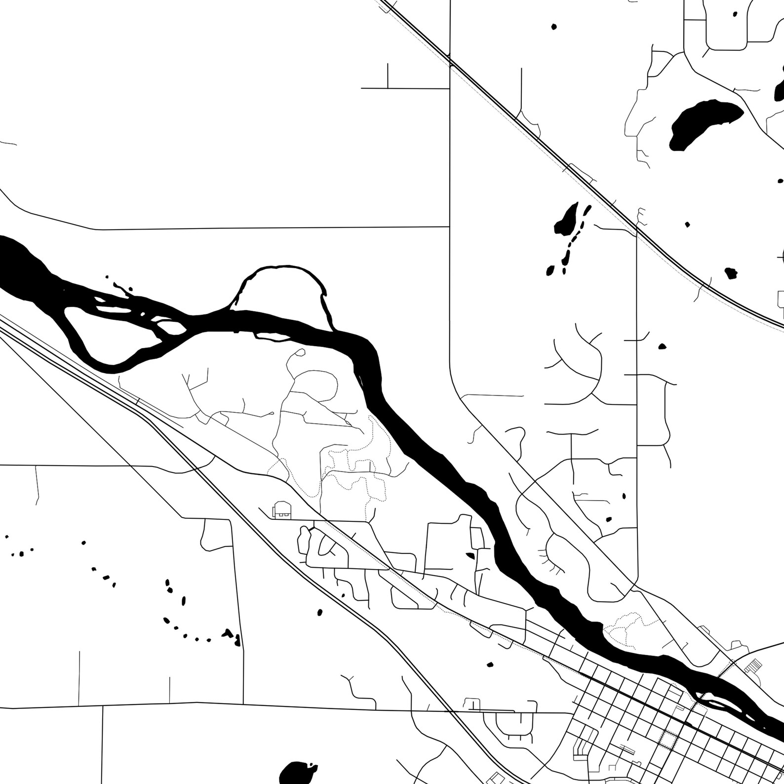 Monticello Map Poster Monticello Map Print Wall Art Mn City Etsy