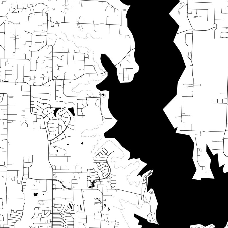 Wylie Map Poster Wylie Map Print Wall Art Tx City Map Etsy