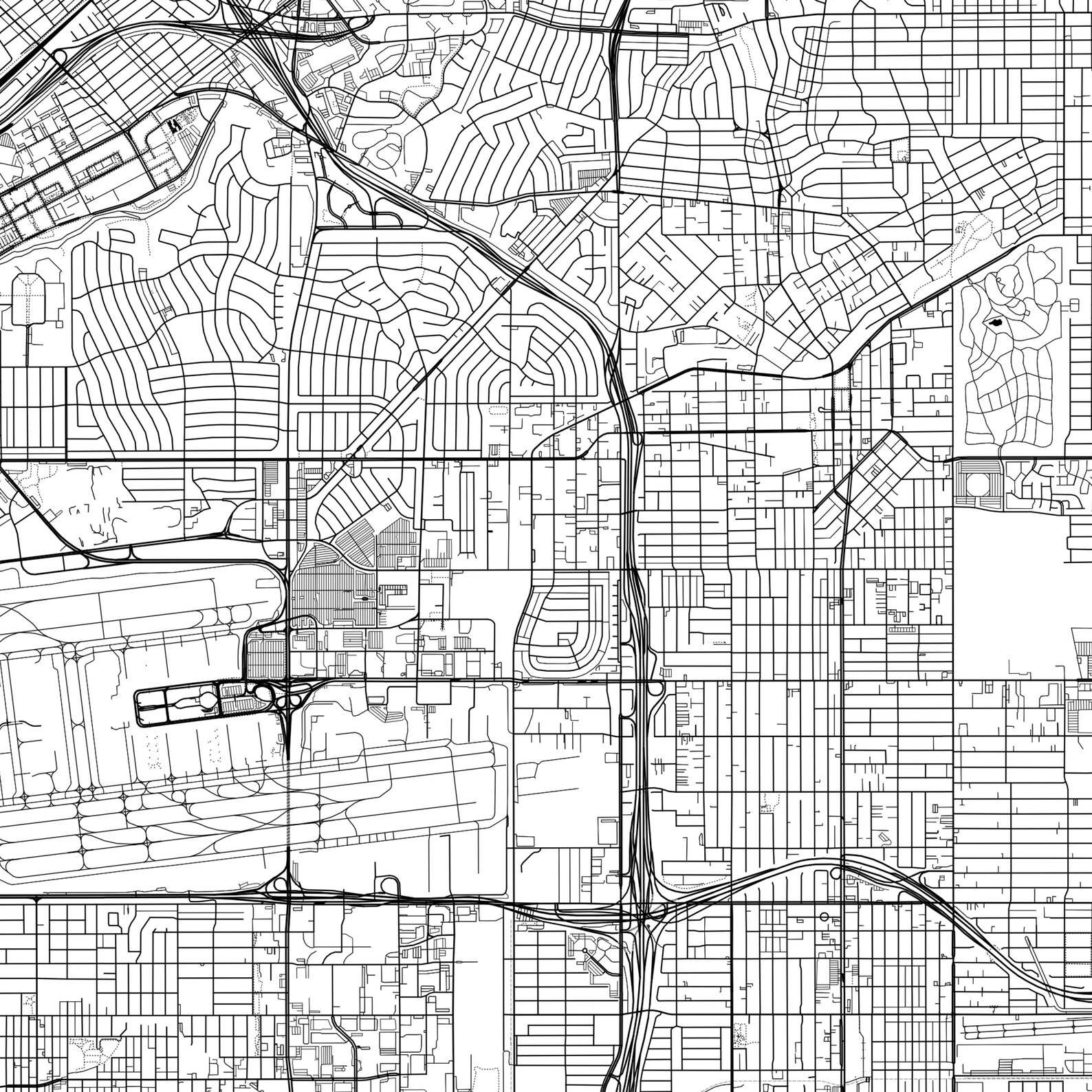 Hawthorne Map Poster Hawthorne Map Print Wall Art Ca City  Etsy