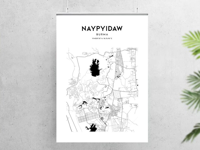 Naypyidaw Map Poster Naypyidaw Map Print Wall Art Naypyidaw | Etsy Naypyidaw Map Poster Naypyidaw Map Print Wall Art Naypyidaw | Etsy
