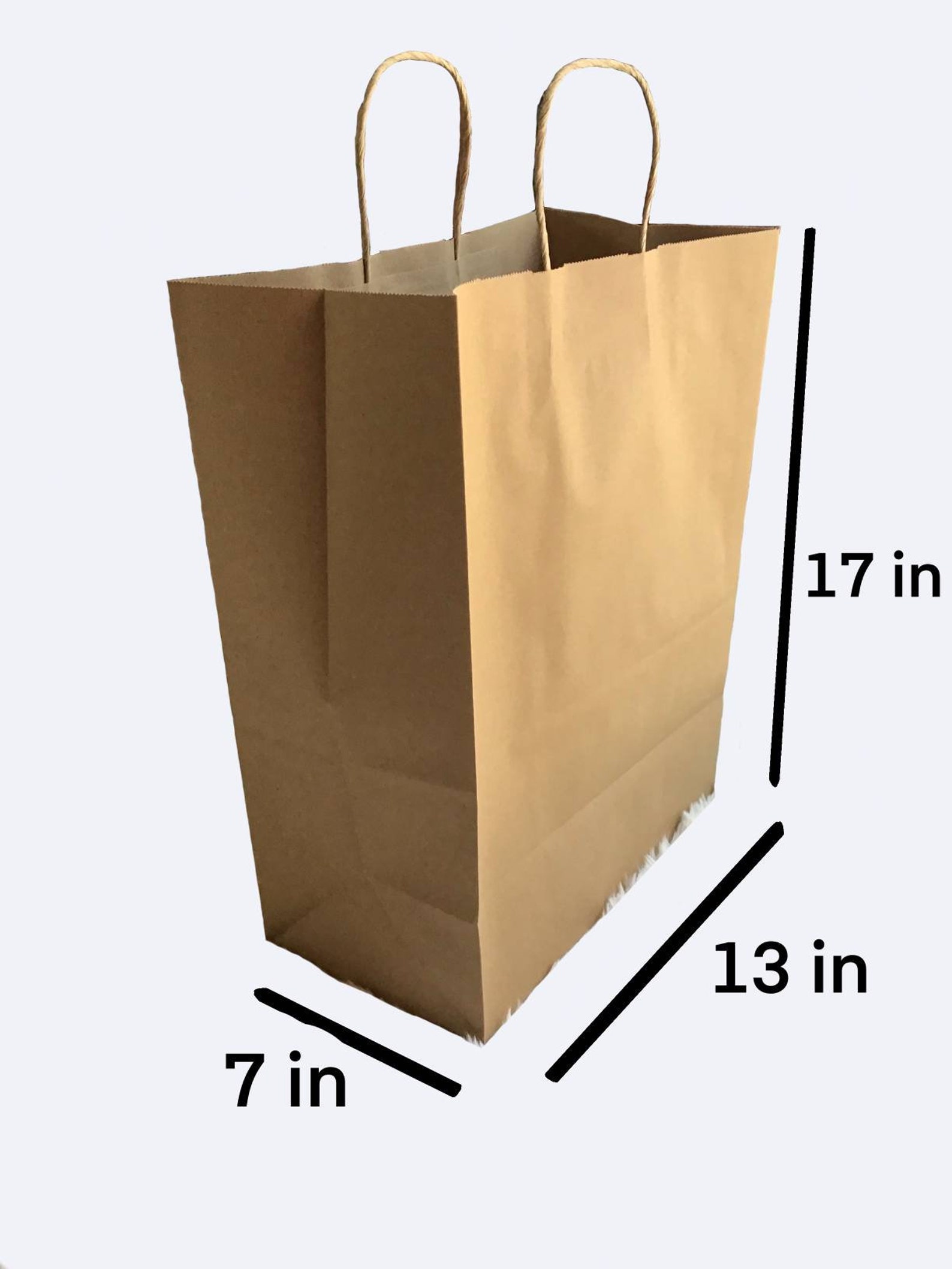 Large Brown Paper Bags 25 Count Recycled Shopping Bag Etsy