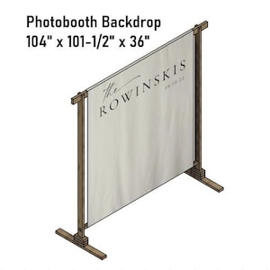 Photobooth Backdrop Build Plans