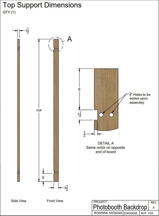 Photobooth Backdrop Build Plans - Etsy