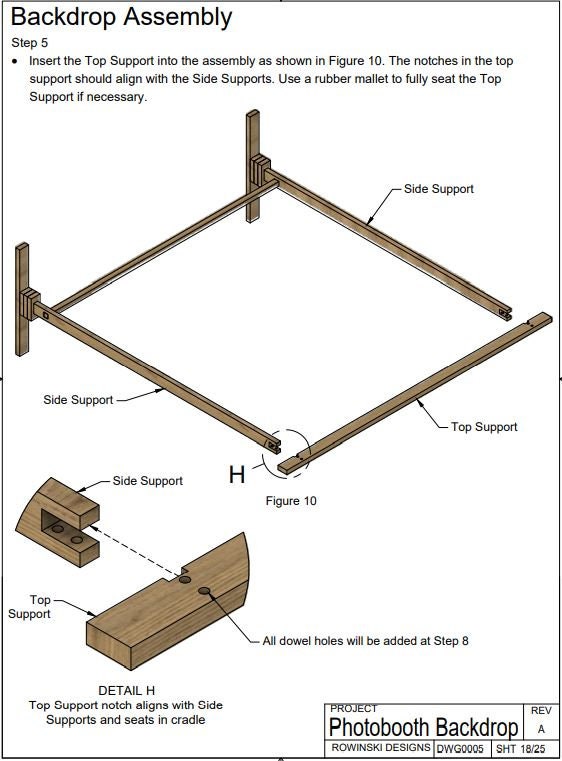 Photobooth Backdrop Build Plans - Etsy