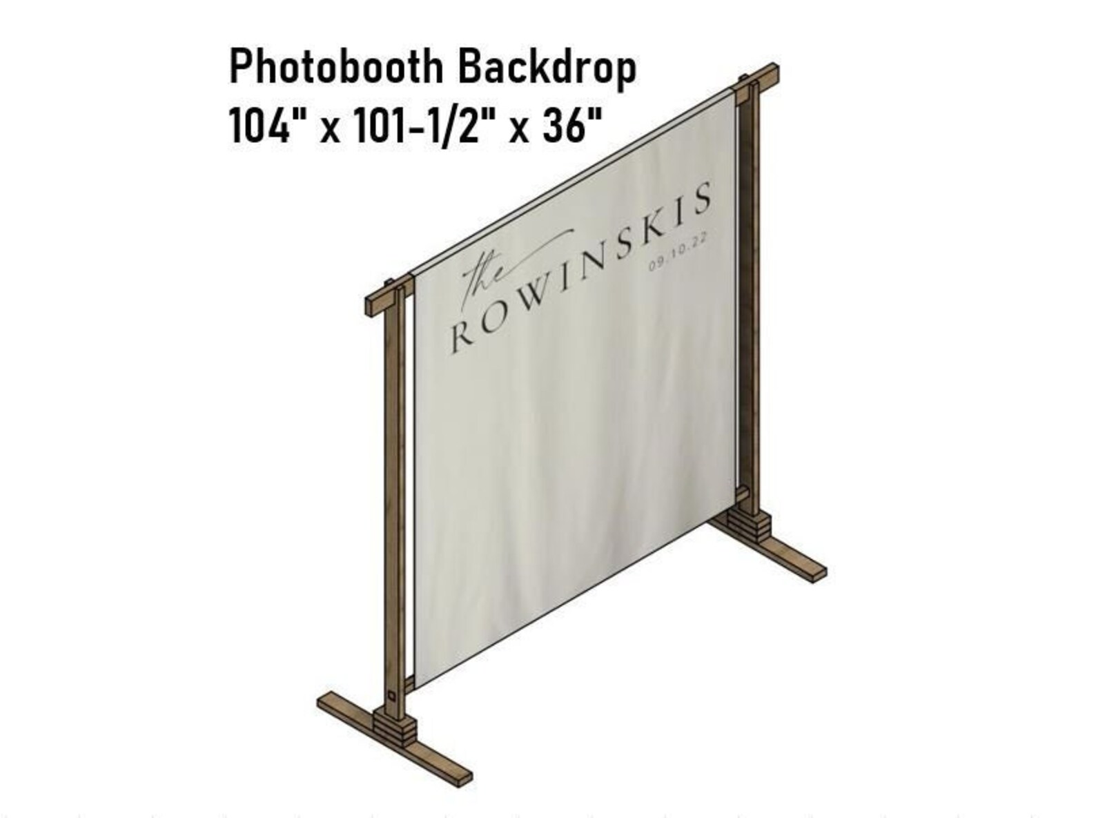 Photobooth Backdrop Build Plans - Etsy