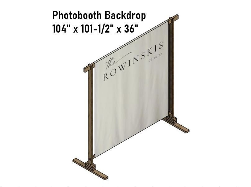 Photobooth Backdrop Build Plans - Etsy