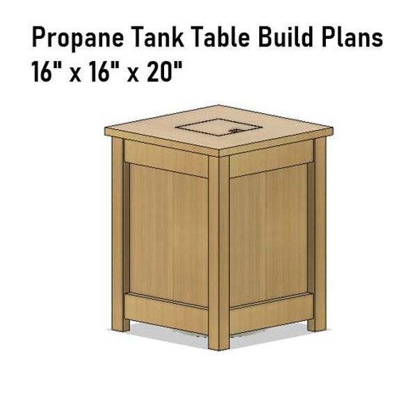 Propane Tank Table Build Plans