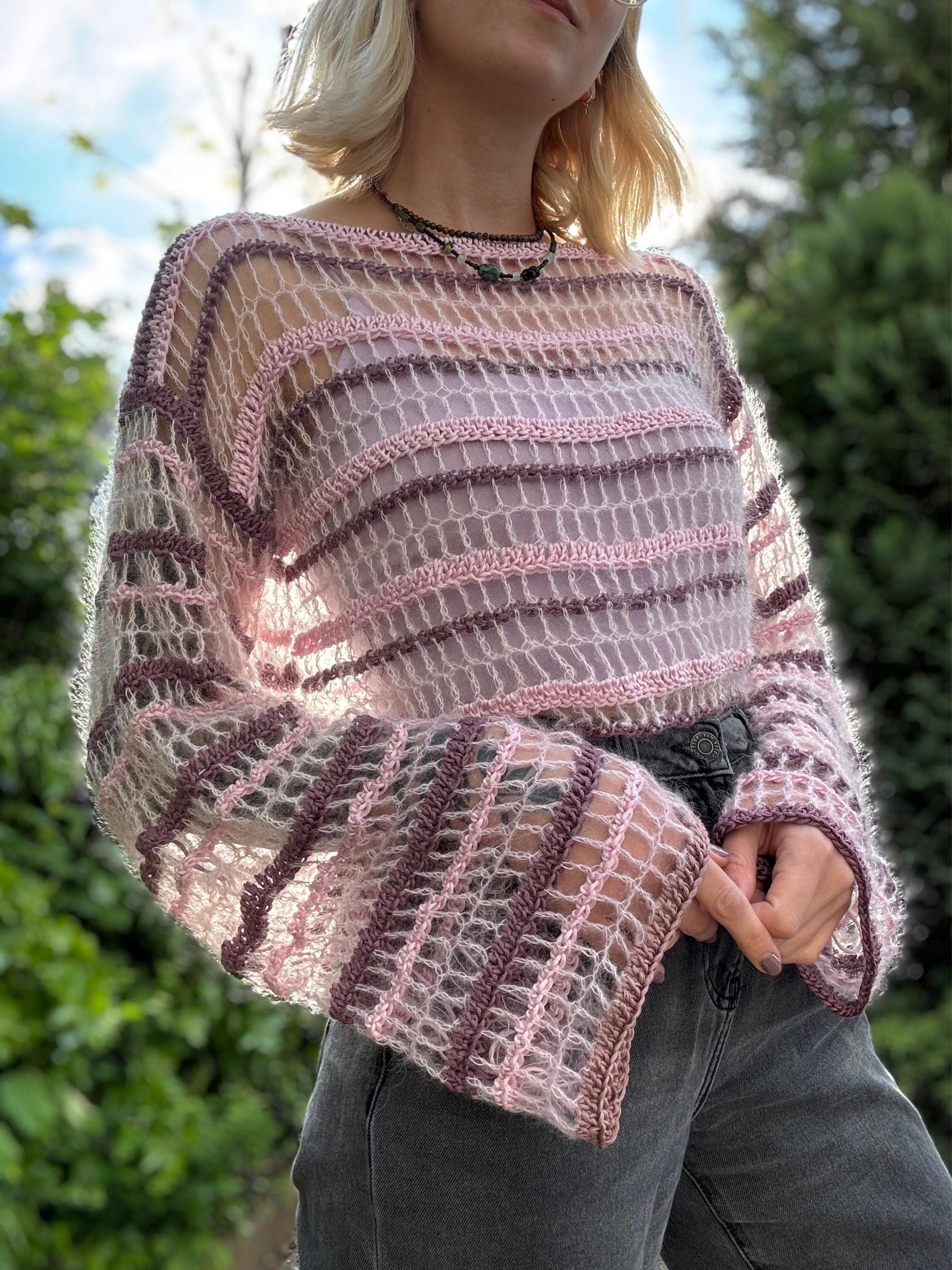 Freewind Mesh Top Crochet Pattern I Beginners Crochet Top Pattern
