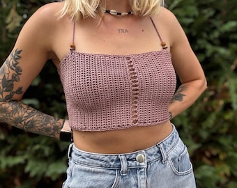 Beach Top Crochet Pattern I Beachwear Crochet Design I Seaside Style Crochet Pattern I Beginner Friendly Crochet Pattern I ByBloomAndMoon