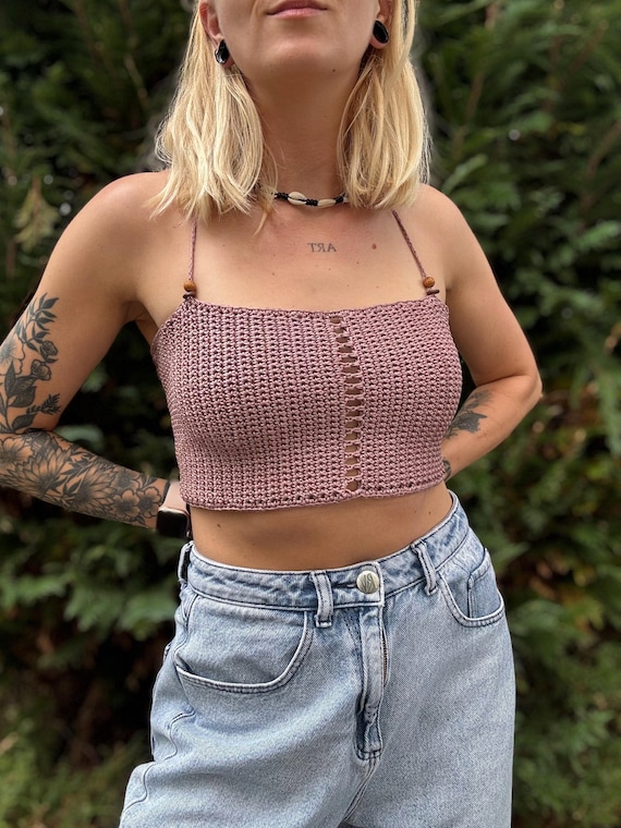 Beach Top Crochet Pattern: Seaside Crop Top (Digital PDF)