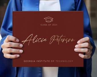 Graduation Party 2026 Guest Book, Custom Graduation Guestbook, Graduate Photo Album, Personalized Graduation Gift, Class of 2026