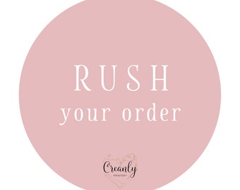 Rush Order for Guest Books and Planners