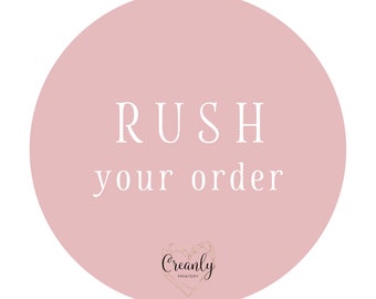 Rush Order for Guest Book and Planners