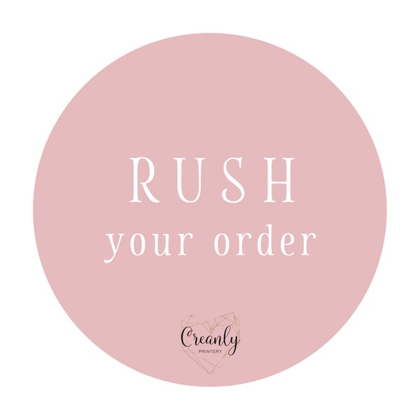 Rush Order for Guest Book and Planners