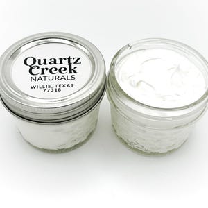 LAVENDER + VANILLA Whipped Tallow Skin Cream Grass-Fed Tallow Face Moisturizer All Natural Non-Toxic Lotion Body Butter 2oz 4oz 8oz 16oz image 5