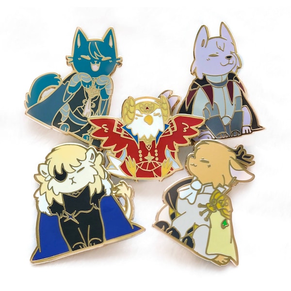 Broches de esmalte rígido de 1,5 polegadas de Fire Emblem Three Houses