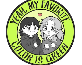 The Guy She Was Interested In Wasn't a Guy at All 2" Hard Enamel Pin