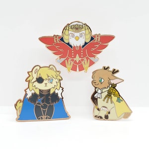Fire Emblem Three Houses 1,5-2 Zoll V.2 Harte Emaille Pins