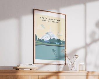 Space Mountain, Magic Kingdom, Wall Print, Poster