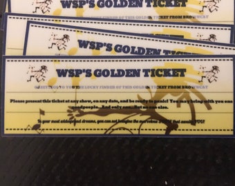 Widespread Panic Sticker Golden Ticket