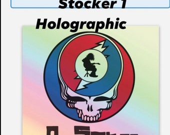 DeadSpread Sticker. Panic and Dead Streaming. Holographic