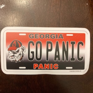 Widespread Panic License Plate Sticker 2” x 4”