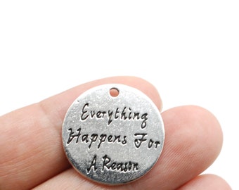 Everything Happen For Reason Necklace Etsy