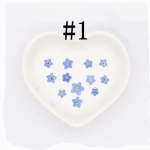 12 pcs vraies fleurs de myosotis pressées, matériel floral pour l'artisanat d'art FHT21
