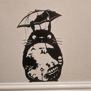 Totoro Wall Mural - Etsy
