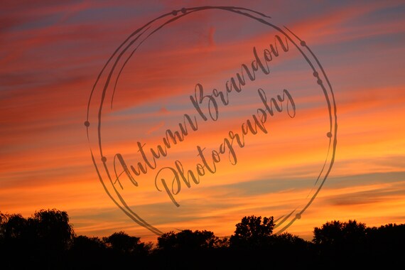sunset digital background photoshop etsy etsy