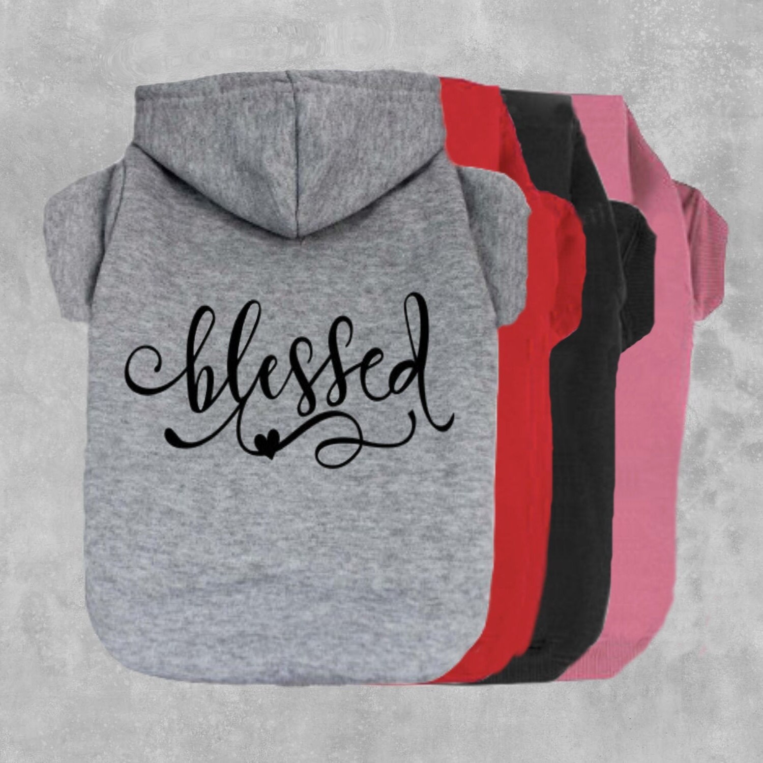 blessed dog hoodie