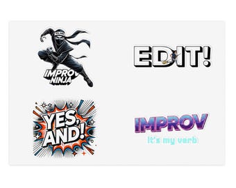 Improv Variety Sticker Sheets