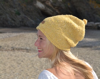 Berber hat in hand-knitted sheep's wool/ colorful wool hat/ stylish winter hat/ adult and mixed hat/ bohemian or urban