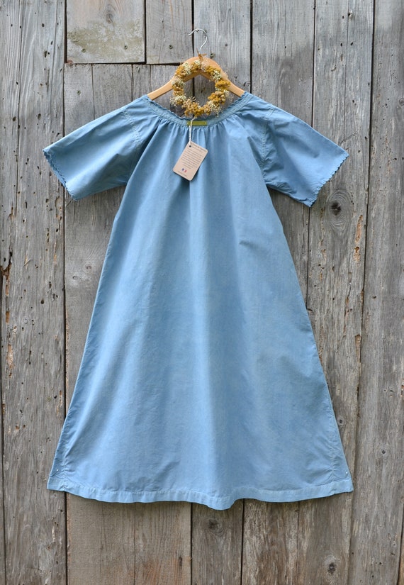 Vintage cotton dress dyed with plants/ recycled 2… - image 6