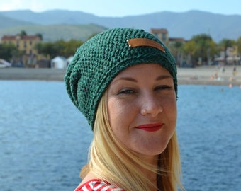 Berbermütze aus handgestrickter Schafwolle/ bunte Wollmütze/ stilvolle Wintermütze/ Erwachsenen- und Mischmütze/ Bohemian oder Urban
