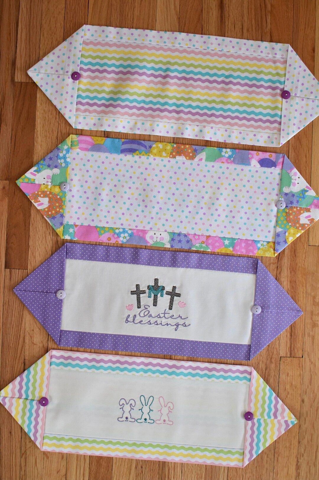 Easter Mini Table Runner, Small Table Runner, Seasonal Table Runner
