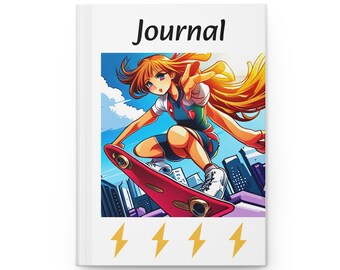 Skater Girl Hardcover Journal Matte