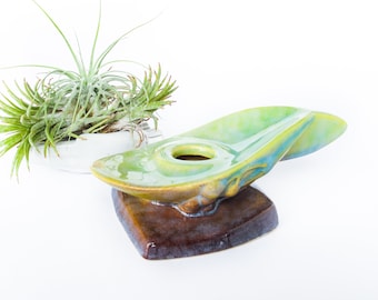 Roseville Wincraft Candle Holder Model #252 Vintage Art Deco Pottery