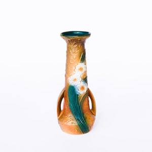 Roseville Reproduction Bud Vase Vintage Flower Vase Daffodils Design