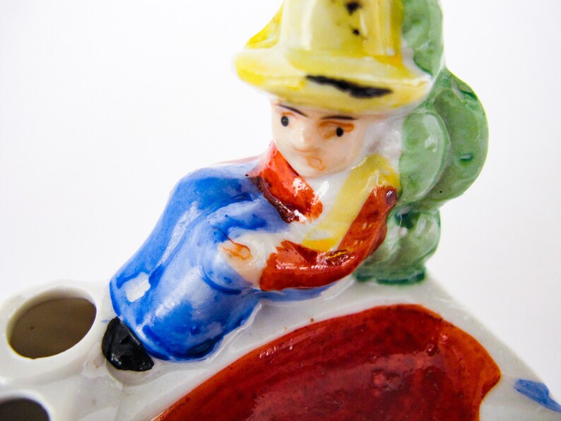 Vintage made in Japan Cowboy and Cactus Ashtray
