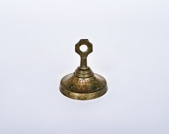 Solid Brass Baby Shower Bell Vintage Hand Bell made in India
