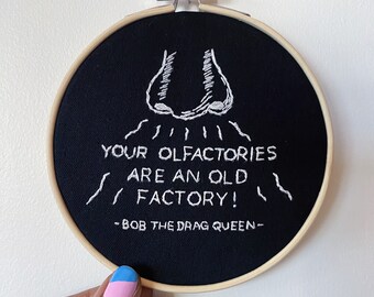 Original Hand Embroidery - “Old Factory”