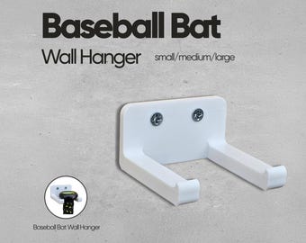 Baseball Bat Wall Hanger