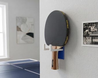 Table Tennis Racket Wall Rack for up to 2 Rackets