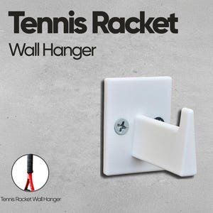 Tennis Racket Wall Hanger