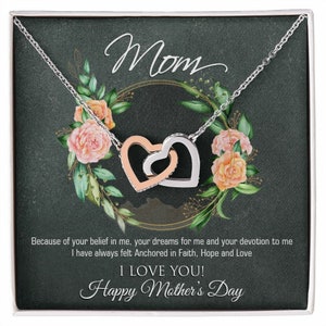 Interlocking Heart Necklace (with MC)